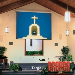 Targa Electric Power Operated Projection Screen, 108 x 108